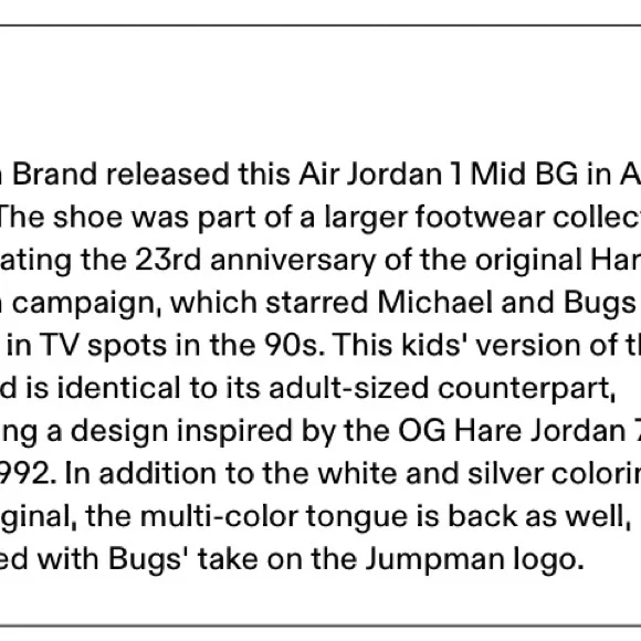 Jordan 1 Retro MidHare Jordan (2015) (GS)